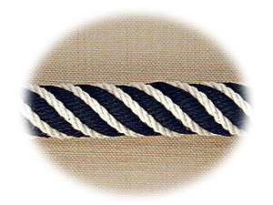 24mm black P.O.S.H. rope wormed with cotton for stair ropes,bannister rope and rope handrails