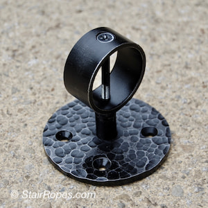 Wrought iron hammered fitting