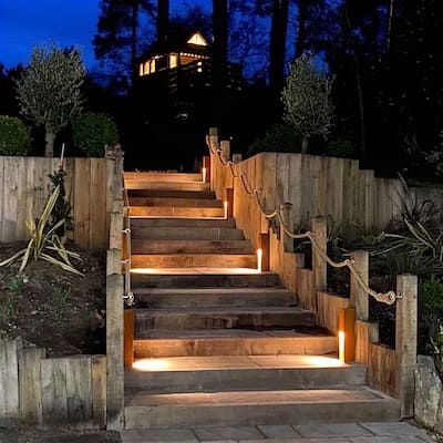 Outdoor Rope on stairway in 32mm POSH