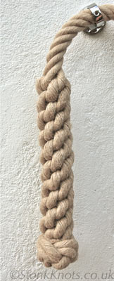 Crown plait and manrope knot ending