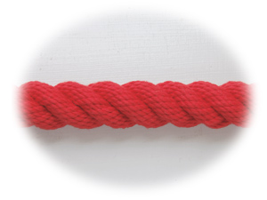 red polyester rope for stair ropes,bannister rope and rope handrails