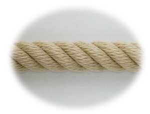24mm 4 strand pale p.o.s.h. rope for stair ropes,bannister rope and rope handrails