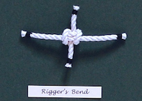 Rigger's bend knot